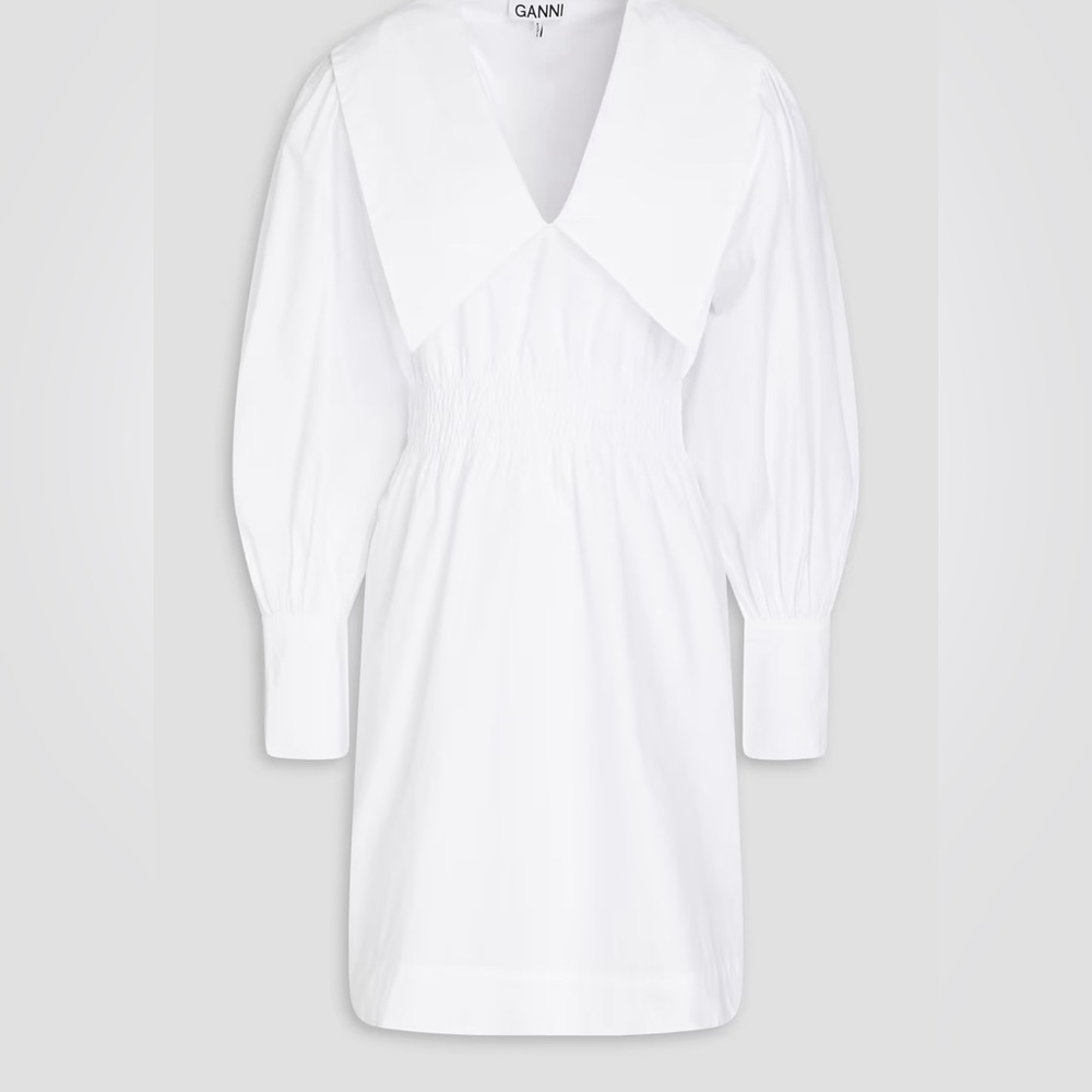 GANNI
Cotton-poplin mini